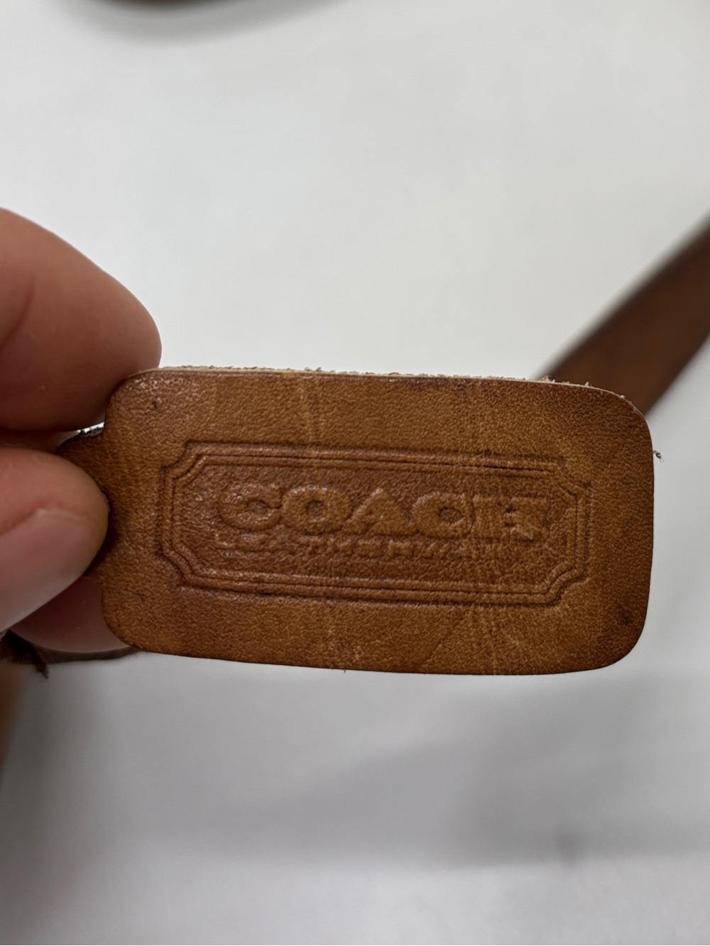 Vintage Coach 701-7336 Brown Leather Crossbody Bag - Picture 3 of 15
